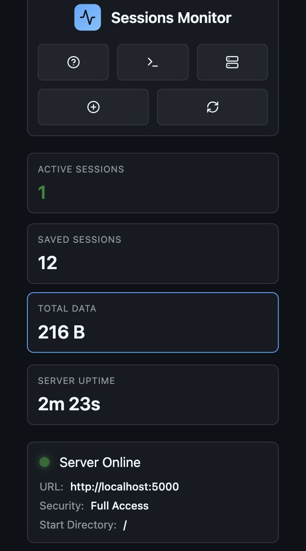Sessions Monitor Mobile
